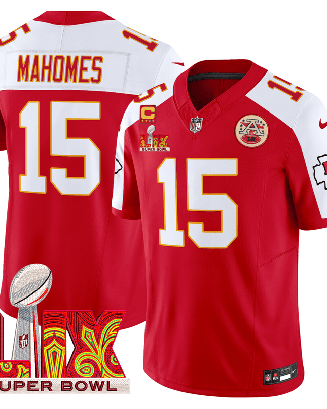 Men's Chiefs Super Bowl LIX Patch Vapor Limited Jersey - All Stitched KCCHI_KDZ - KINDOZY