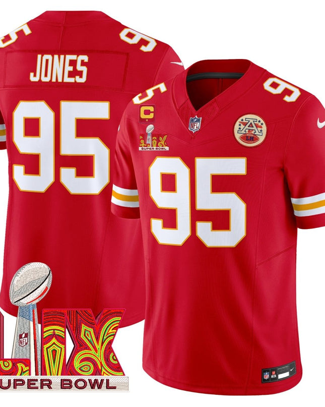 Men's Chiefs Super Bowl LIX Patch Vapor Limited Jersey - All Stitched KCCHI_KDZ - KINDOZY