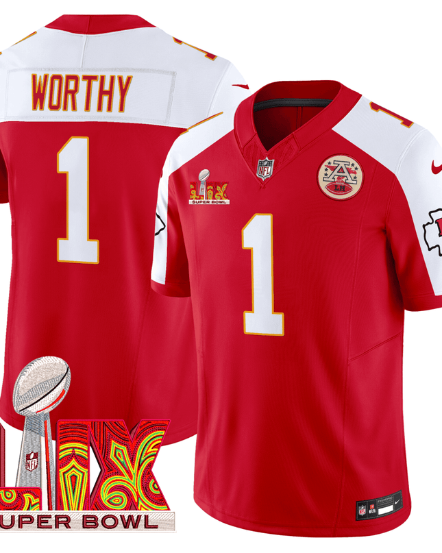 Men's Chiefs Super Bowl LIX Patch Vapor Limited Jersey - All Stitched KCCHI_KDZ - KINDOZY