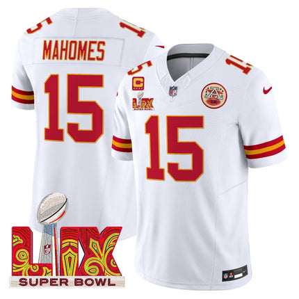 Men's Chiefs Super Bowl LIX Patch Vapor Limited Jersey - All Stitched KCCHI_KDZ - KINDOZY