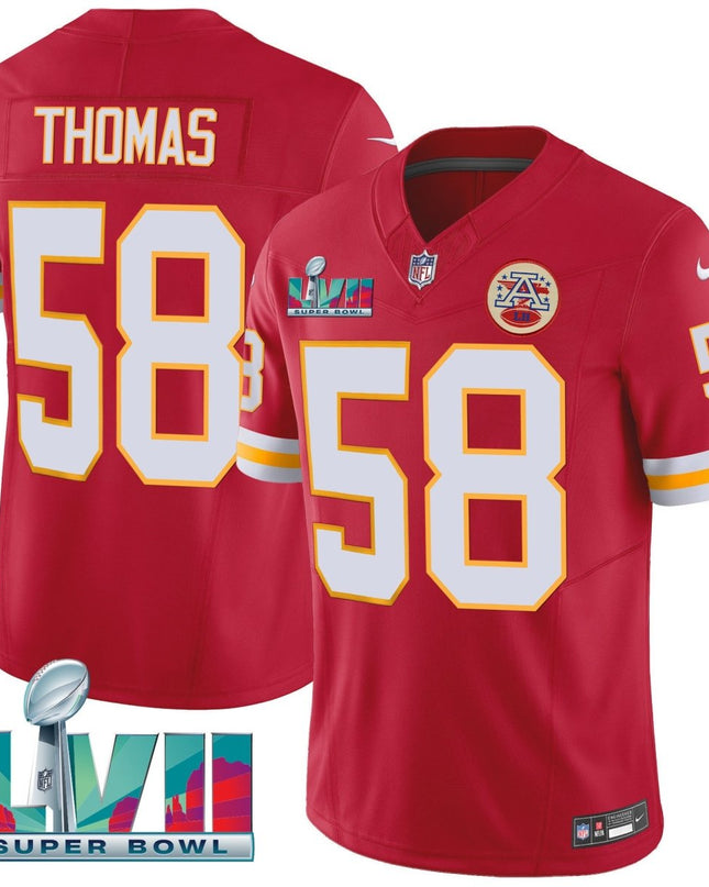 Men's Chiefs Throwback Limited Vapor Jersey - All Stitched KCCHI_KDZ - KINDOZY
