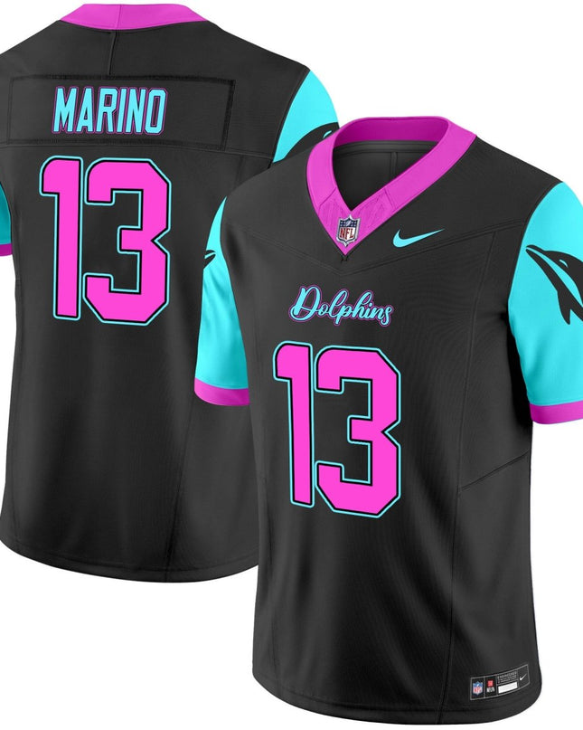 Men's Dolphins Miami Vice Vapor Limited Jersey - All Stitched MIA_KDZ - KINDOZY