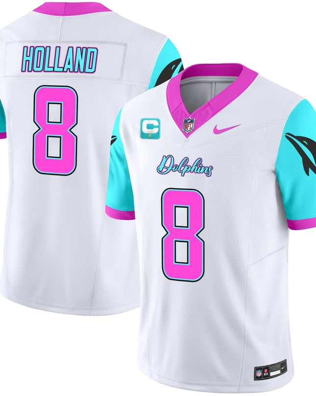 Men's Dolphins Miami Vice Vapor Limited Jersey - All Stitched MIA_KDZ - KINDOZY