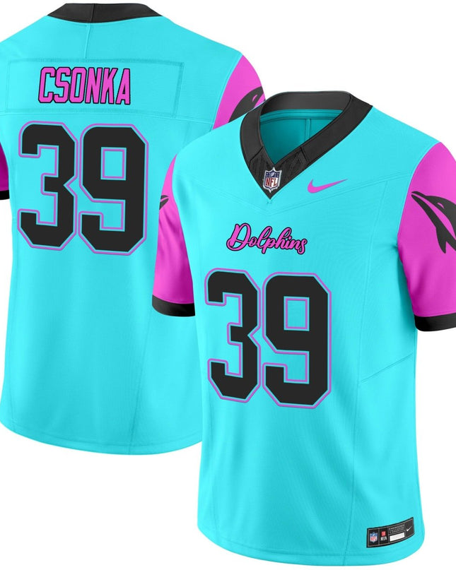 Men's Dolphins Miami Vice Vapor Limited Jersey - All Stitched MIA_KDZ - KINDOZY