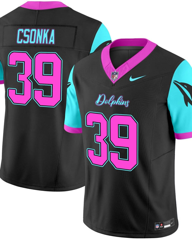 Men's Dolphins Miami Vice Vapor Limited Jersey - All Stitched MIA_KDZ - KINDOZY