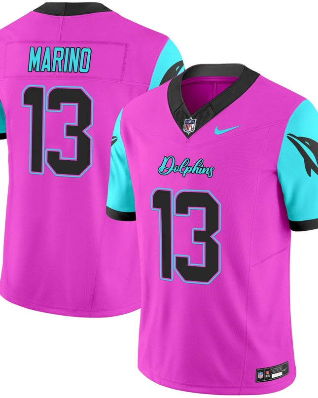 Men's Dolphins Miami Vice Vapor Limited Jersey - All Stitched MIA_KDZ - KINDOZY