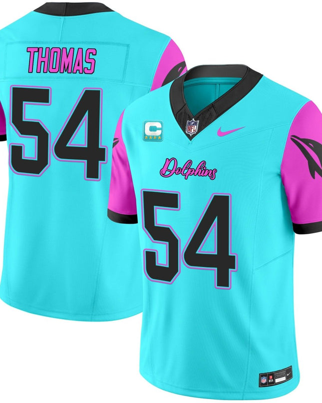 Men's Dolphins Miami Vice Vapor Limited Jersey - All Stitched MIA_KDZ - KINDOZY
