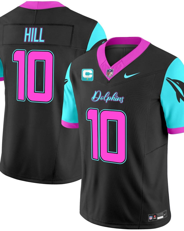Men's Dolphins Miami Vice Vapor Limited Jersey - All Stitched MIA_KDZ - KINDOZY