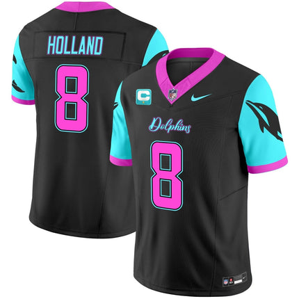 Men's Dolphins Miami Vice Vapor Limited Jersey - All Stitched MIA_KDZ - KINDOZY