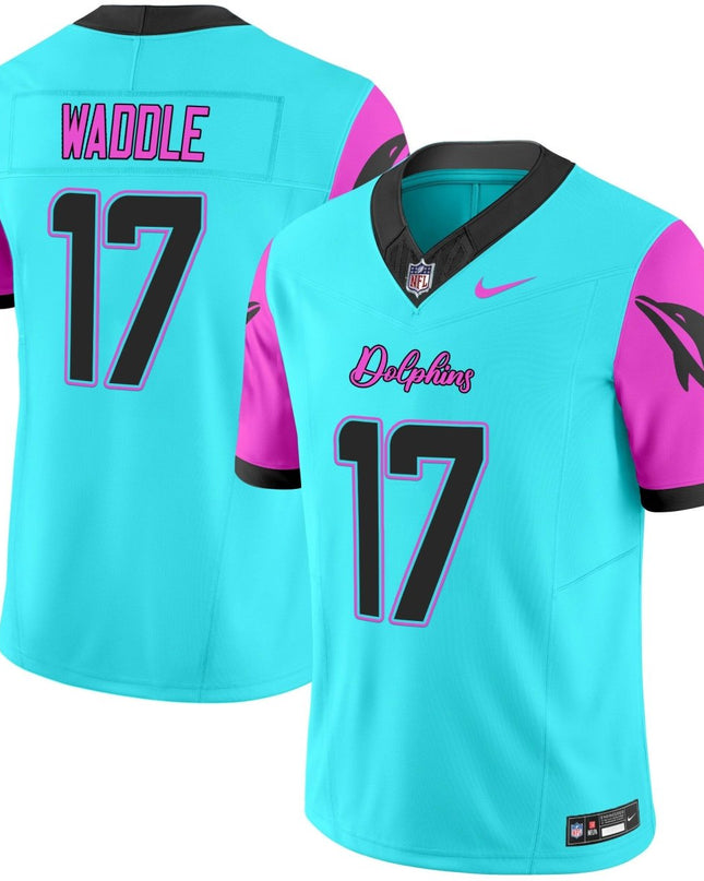 Men's Dolphins Miami Vice Vapor Limited Jersey - All Stitched MIA_KDZ - KINDOZY