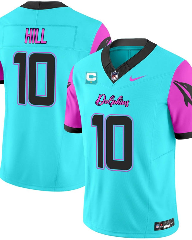 Men's Dolphins Miami Vice Vapor Limited Jersey - All Stitched MIA_KDZ - KINDOZY