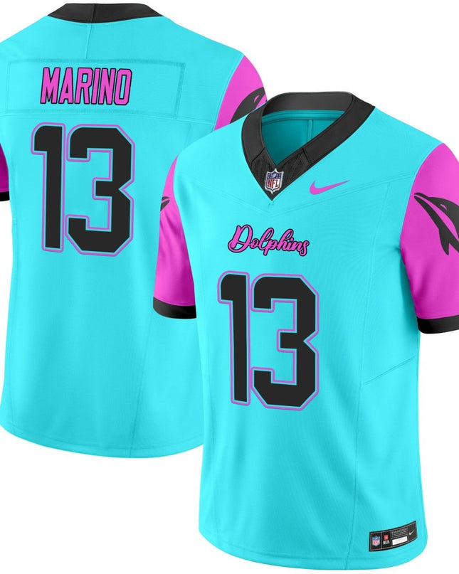 Men's Dolphins Miami Vice Vapor Limited Jersey - All Stitched MIA_KDZ - KINDOZY