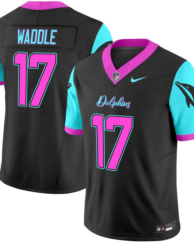 Men's Dolphins Miami Vice Vapor Limited Jersey - All Stitched MIA_KDZ - KINDOZY