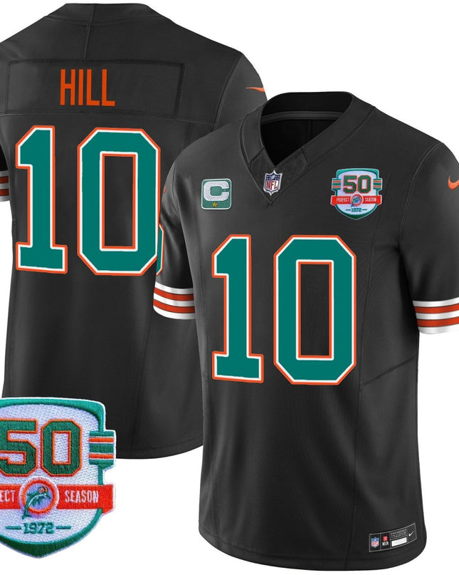 Men's Dolphins Throwback Vapor Jersey - All Stitched MIA_KDZ - KINDOZY