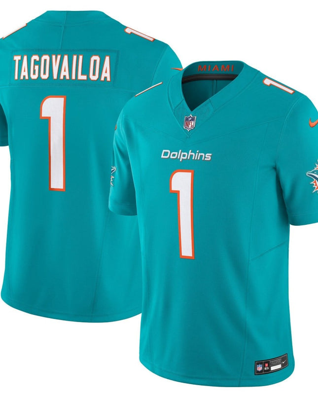 Men's Dolphins Vapor Limited Jersey - All Stitched MIA_KDZ - KINDOZY