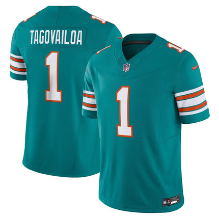 Men's Dolphins Vapor Limited Jersey - All Stitched MIA_KDZ - KINDOZY