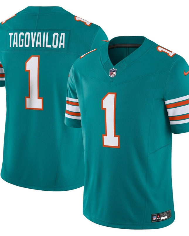 Men's Dolphins Vapor Limited Jersey - All Stitched MIA_KDZ - KINDOZY