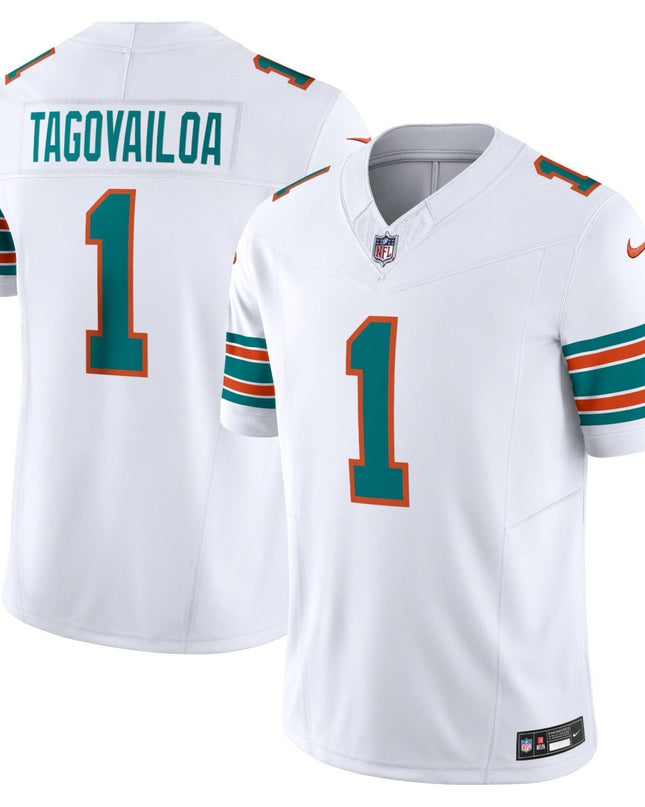 Men's Dolphins Vapor Limited Jersey - All Stitched MIA_KDZ - KINDOZY