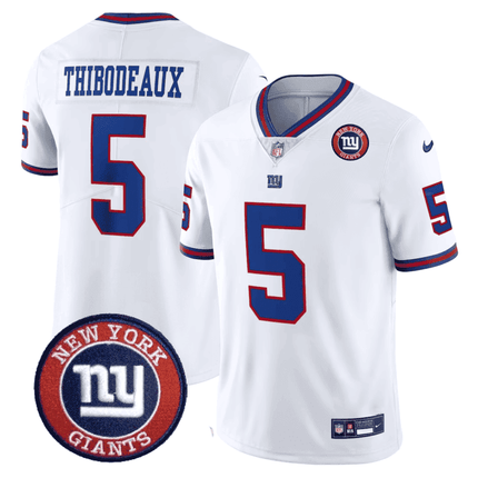 Men's Giants Logo Patch Limited Jersey - All Stitched NYG_KDZ - KINDOZY
