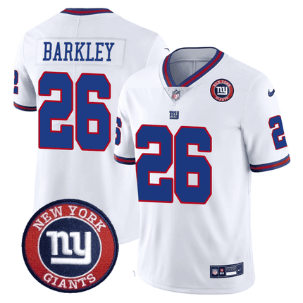 Men's Giants Logo Patch Limited Jersey - All Stitched NYG_KDZ - KINDOZY