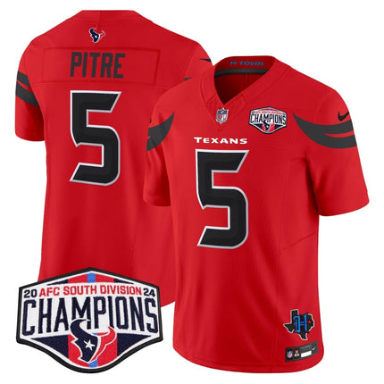 Men's Houston Texans 2024 AFC South Division Champions Patch Vapor Limited Jersey - All Stitched HOUTEX_KDZ - KINDOZY