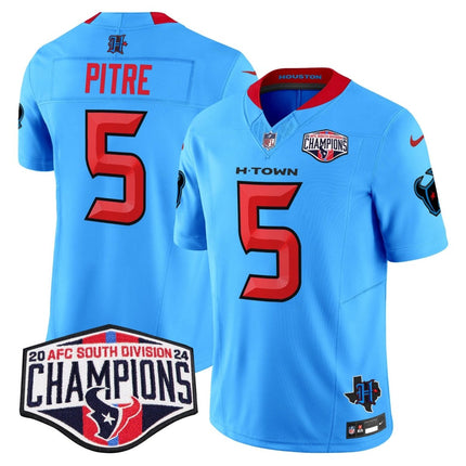 Men's Houston Texans 2024 AFC South Division Champions Patch Vapor Limited Jersey - All Stitched HOUTEX_KDZ - KINDOZY