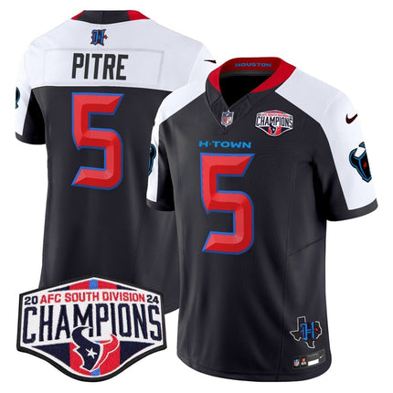 Men's Houston Texans 2024 AFC South Division Champions Patch Vapor Limited Jersey - All Stitched HOUTEX_KDZ - KINDOZY