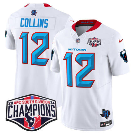 Men's Houston Texans 2024 AFC South Division Champions Patch Vapor Limited Jersey - All Stitched HOUTEX_KDZ - KINDOZY