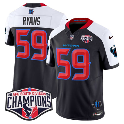 Men's Houston Texans 2024 AFC South Division Champions Patch Vapor Limited Jersey - All Stitched HOUTEX_KDZ - KINDOZY