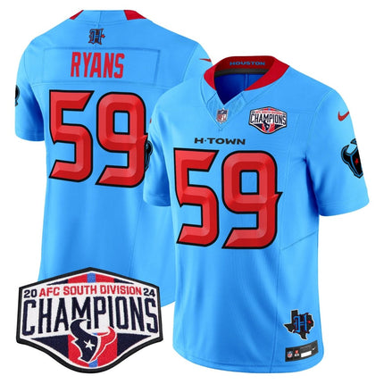 Men's Houston Texans 2024 AFC South Division Champions Patch Vapor Limited Jersey - All Stitched HOUTEX_KDZ - KINDOZY