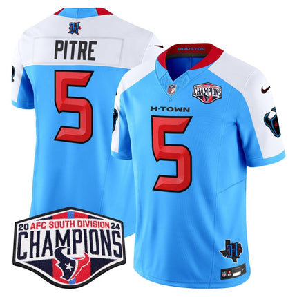 Men's Houston Texans 2024 AFC South Division Champions Patch Vapor Limited Jersey - All Stitched HOUTEX_KDZ - KINDOZY