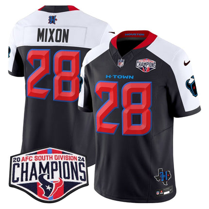 Men's Houston Texans 2024 AFC South Division Champions Patch Vapor Limited Jersey - All Stitched HOUTEX_KDZ - KINDOZY