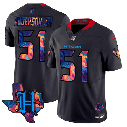 Men's Houston Texans 2024 Special Vapor Limited Jersey - All Stitched HOUTEX_KDZ - KINDOZY