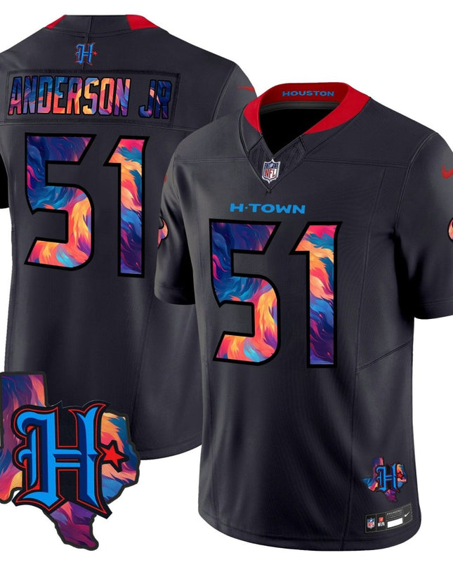 Men's Houston Texans 2024 Special Vapor Limited Jersey - All Stitched HOUTEX_KDZ - KINDOZY