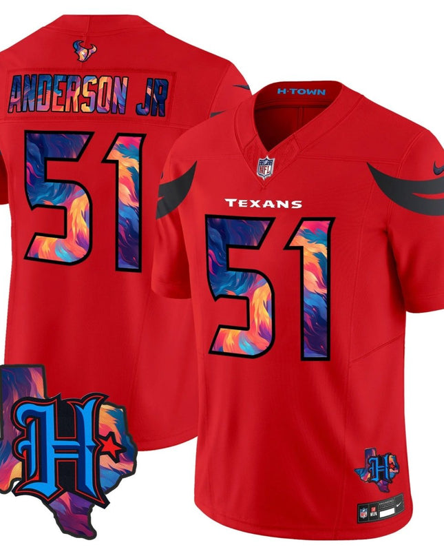 Men's Houston Texans 2024 Special Vapor Limited Jersey - All Stitched HOUTEX_KDZ - KINDOZY