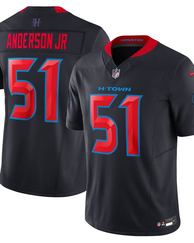 Men's Houston Texans 2024 Vapor Limited Jersey - All Stitched HOUTEX_KDZ - KINDOZY