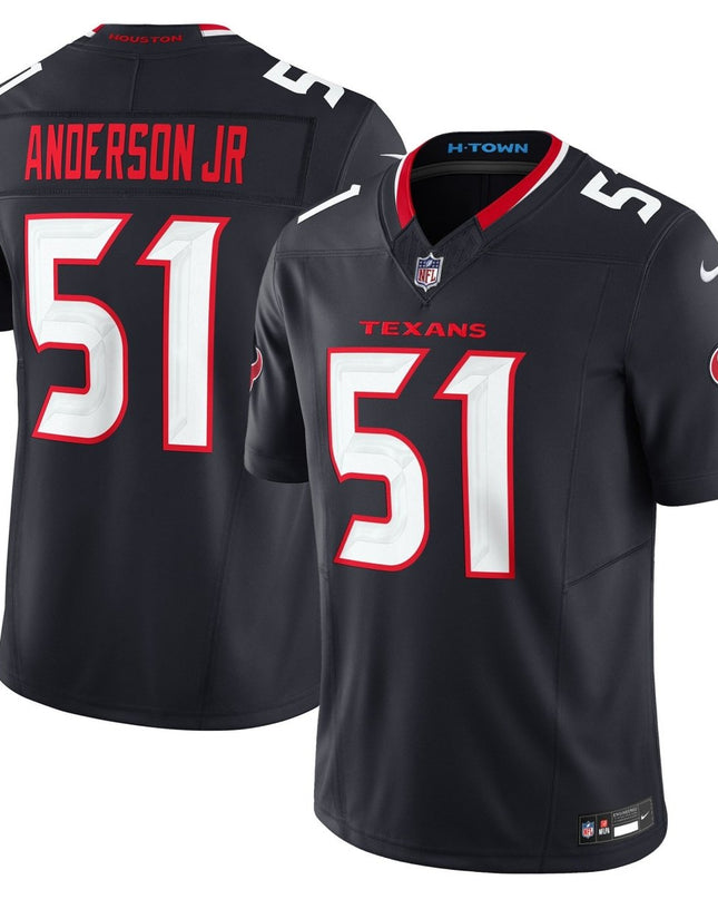 Men's Houston Texans 2024 Vapor Limited Jersey - All Stitched HOUTEX_KDZ - KINDOZY