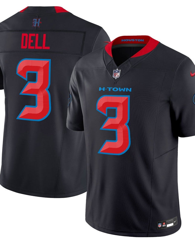 Men's Houston Texans 2024 Vapor Limited Jersey - All Stitched HOUTEX_KDZ - KINDOZY