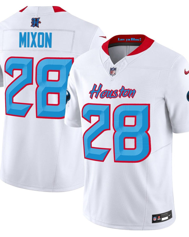 Men's Houston Texans 2024 Vapor Limited Jersey V4 - All Stitched HOUTEX_KDZ - KINDOZY