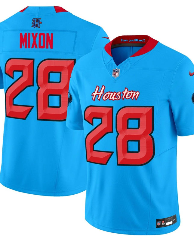 Men's Houston Texans 2024 Vapor Limited Jersey V4 - All Stitched HOUTEX_KDZ - KINDOZY