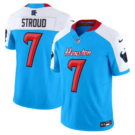 Men's Houston Texans 2024 Vapor Limited Jersey V4 - All Stitched HOUTEX_KDZ - KINDOZY