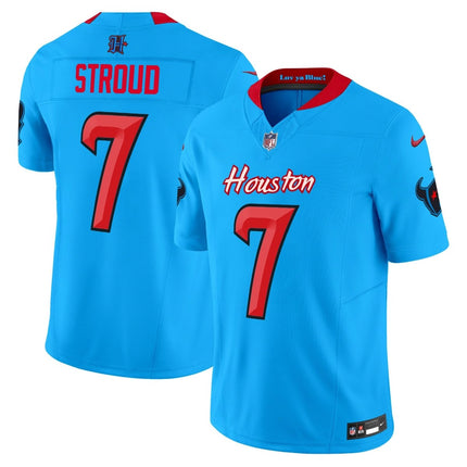 Men's Houston Texans 2024 Vapor Limited Jersey V4 - All Stitched HOUTEX_KDZ - KINDOZY