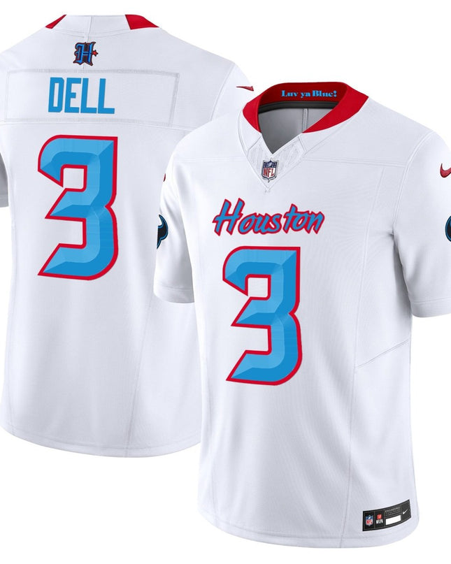Men's Houston Texans 2024 Vapor Limited Jersey V4 - All Stitched HOUTEX_KDZ - KINDOZY