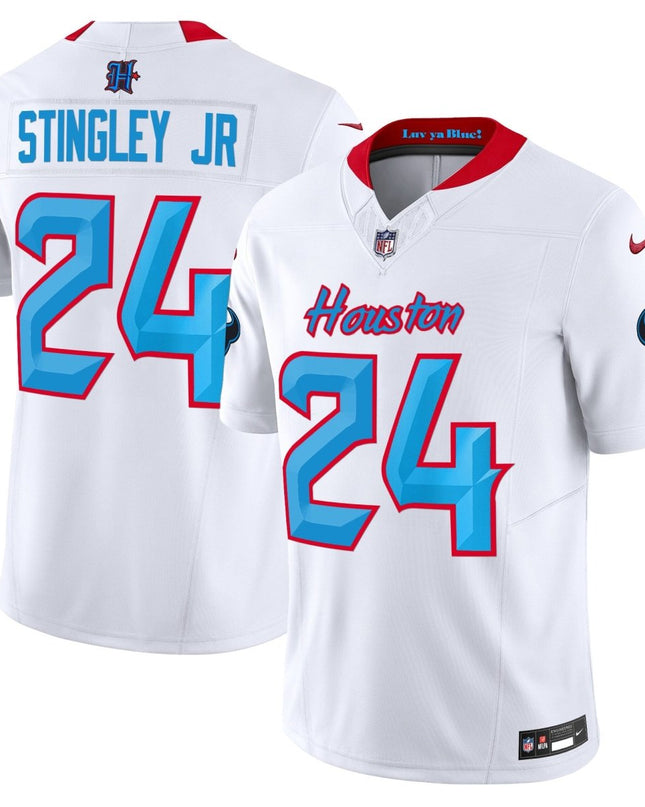 Men's Houston Texans 2024 Vapor Limited Jersey V4 - All Stitched HOUTEX_KDZ - KINDOZY