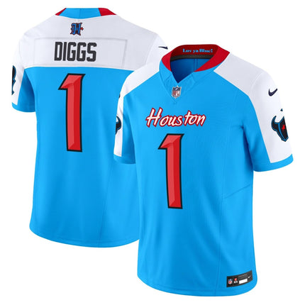 Men's Houston Texans 2024 Vapor Limited Jersey V4 - All Stitched HOUTEX_KDZ - KINDOZY