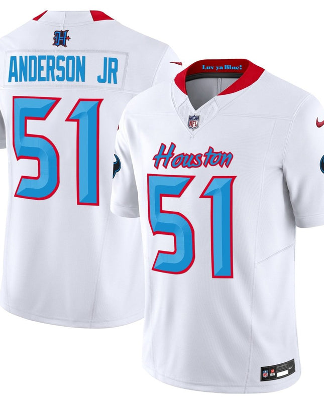 Men's Houston Texans 2024 Vapor Limited Jersey V4 - All Stitched HOUTEX_KDZ - KINDOZY