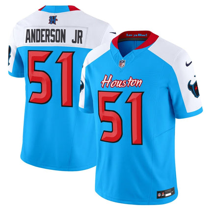 Men's Houston Texans 2024 Vapor Limited Jersey V4 - All Stitched HOUTEX_KDZ - KINDOZY