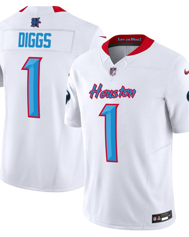 Men's Houston Texans 2024 Vapor Limited Jersey V4 - All Stitched HOUTEX_KDZ - KINDOZY
