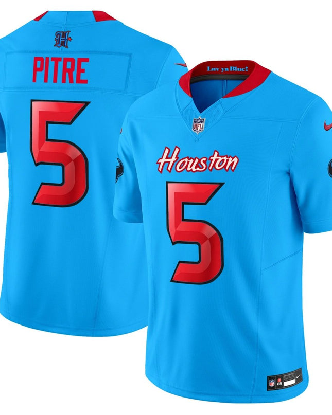 Men's Houston Texans 2024 Vapor Limited Jersey V4 - All Stitched HOUTEX_KDZ - KINDOZY