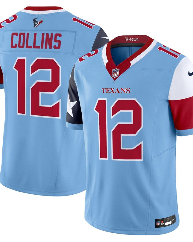Men's Houston Texans 2024 Vapor Limited Jersey V5 - All Stitched HOUTEX_KDZ - KINDOZY